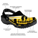 Custom Iowa Hawkeyes Football Motif Crocs Best selling