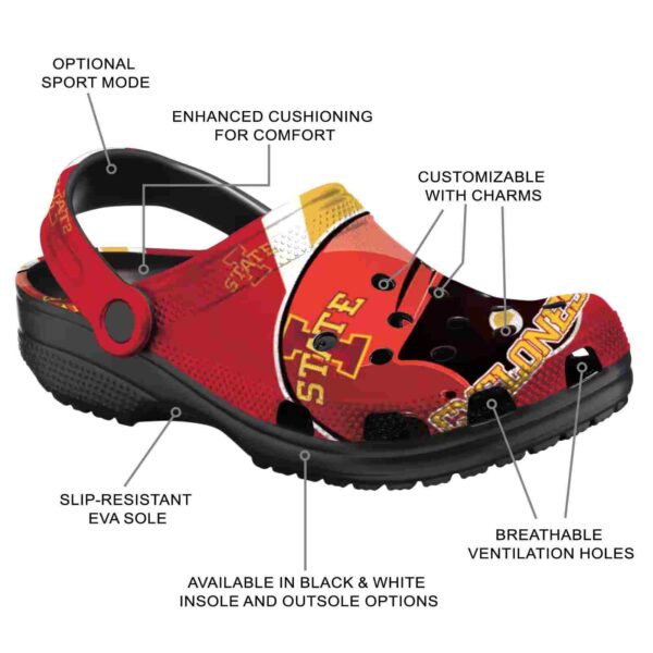 custom iowa state cyclones baseball helmet clog new arrival