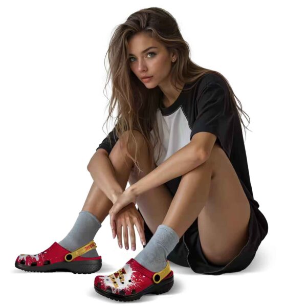 custom iowa state cyclones splash art clog premium grade