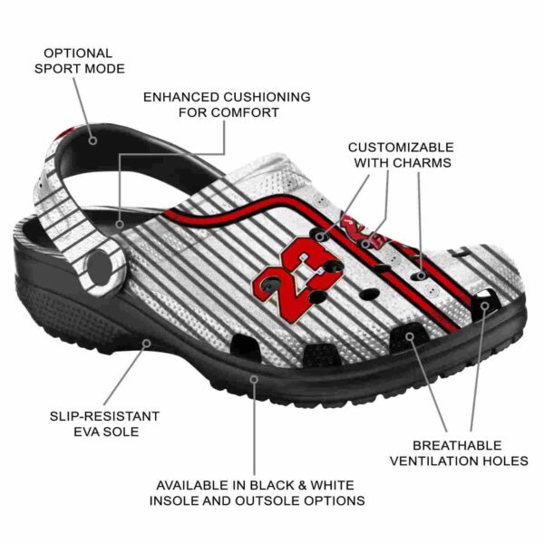custom jacksonville state gamecocks pinstripe pattern clog new arrival