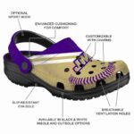 custom james madison dukes baseball motif clog best selling