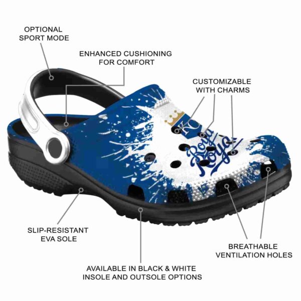 custom kansas city royals splash art crocs new arrival