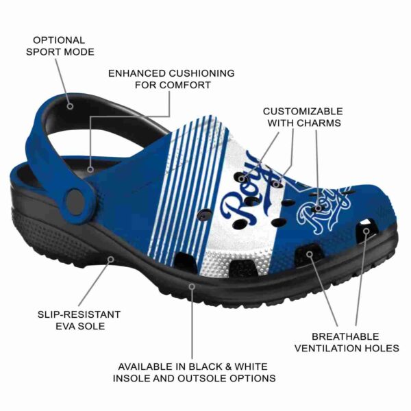 custom kansas city royals vibrant dual tone crocs new arrival