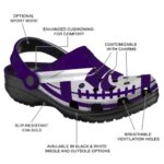 custom kansas state wildcats football motif clog best selling