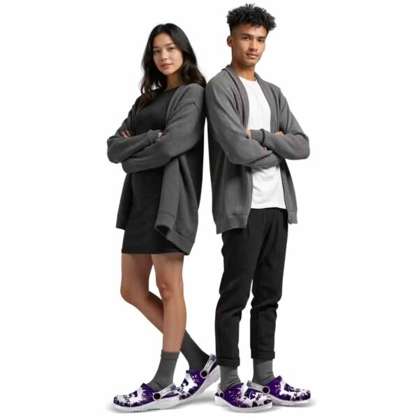 custom kansas state wildcats splash art clog top rated