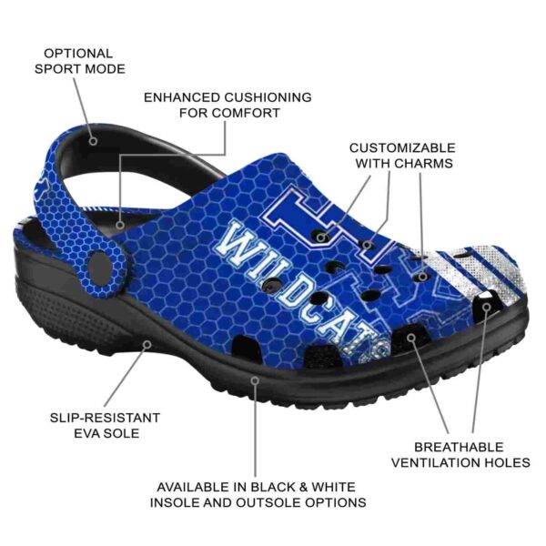 custom kentucky wildcats contrasting stripes crocs new arrival