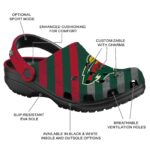 custom minnesota wild star spangled graphic clog best selling