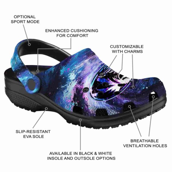 custom missouri tigers galaxy swirl clog new arrival