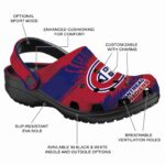 custom montreal canadiens paint splatter graphics clog best selling