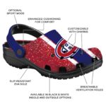 custom montreal canadiens vertical stripes clog best selling