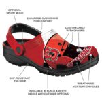 Custom NC State Wolfpack Baseball Helmet Crocs Best selling