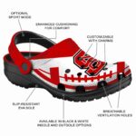 Custom NC State Wolfpack Football Motif Crocs Best selling