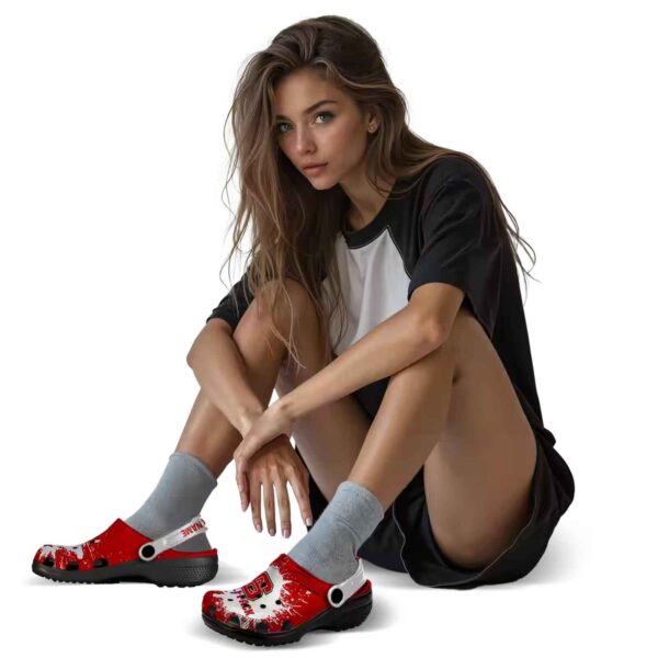 custom nc state wolfpack splash art crocs premium grade
