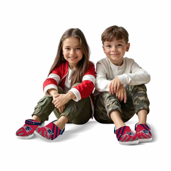 custom new england patriots star spangled graphic crocs fashion forward