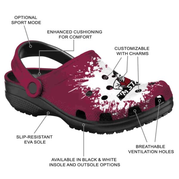 custom new mexico state aggies splatter background clog new arrival