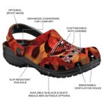 custom new orleans pelicans autumn leaves clog best selling