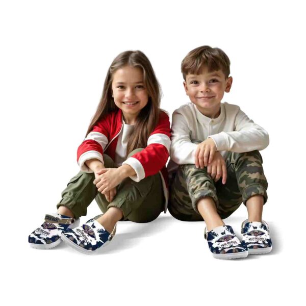 custom new orleans pelicans splatter pattern clog fashion forward