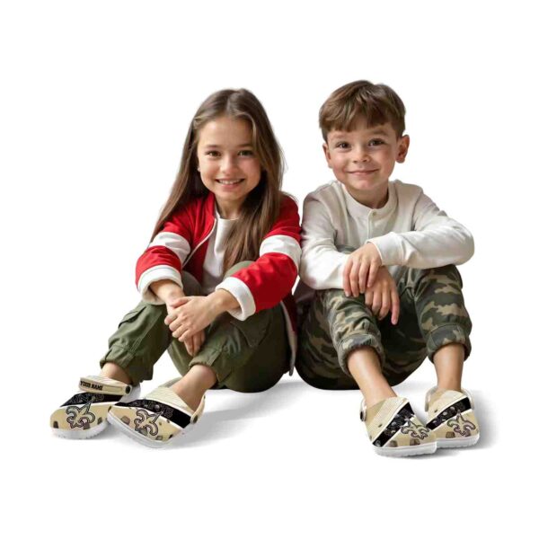 custom new orleans saints vibrant dual tone crocs fashion forward