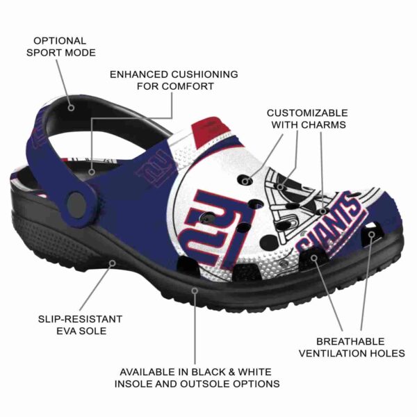 custom new york giants football helmet crocs new arrival