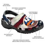 custom new york islanders patriotic stripes clog best selling