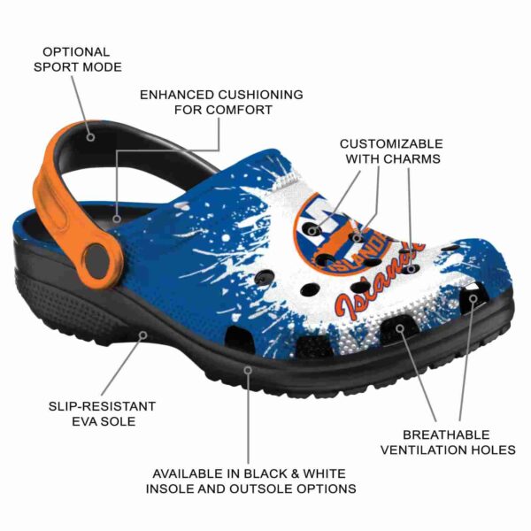 custom new york islanders splash art clog new arrival