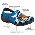 custom new york knicks gripping hand crocs fashion forward