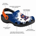 Custom New York Mets Splash Art Crocs Best selling