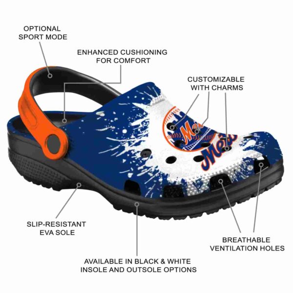 custom new york mets splash art crocs new arrival