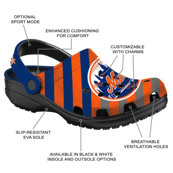 custom new york mets star spangled graphic crocs new arrival