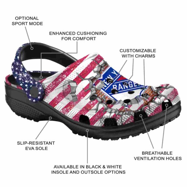 custom new york rangers freedom splinter clog new arrival