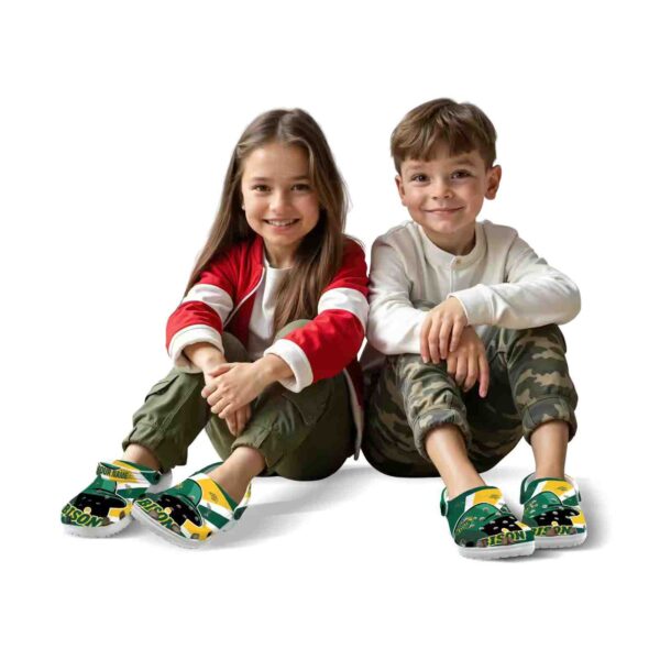 custom north dakota state bison baseball helmet clog fashion forward