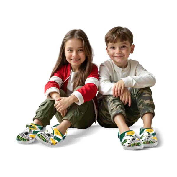 custom north dakota state bison football helmet clog fashion forward