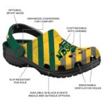 custom north dakota state bison star spangled graphic clog best selling