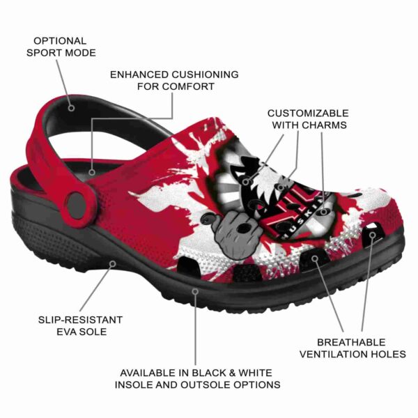 custom northern illinois huskies gripping hand clog new arrival