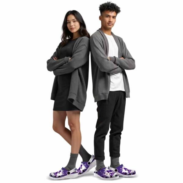 custom northwestern wildcats splash art clog top rated