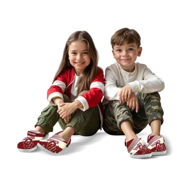 custom oklahoma sooners vibrant dual tone crocs fashion forward