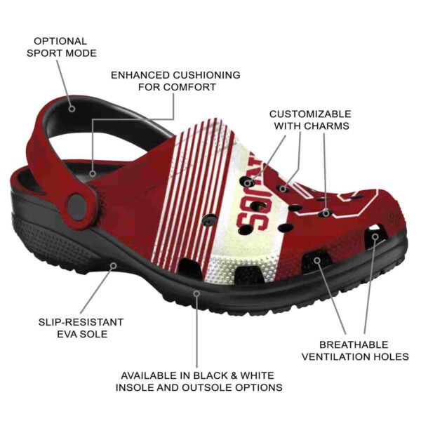 custom oklahoma sooners vibrant dual tone crocs new arrival