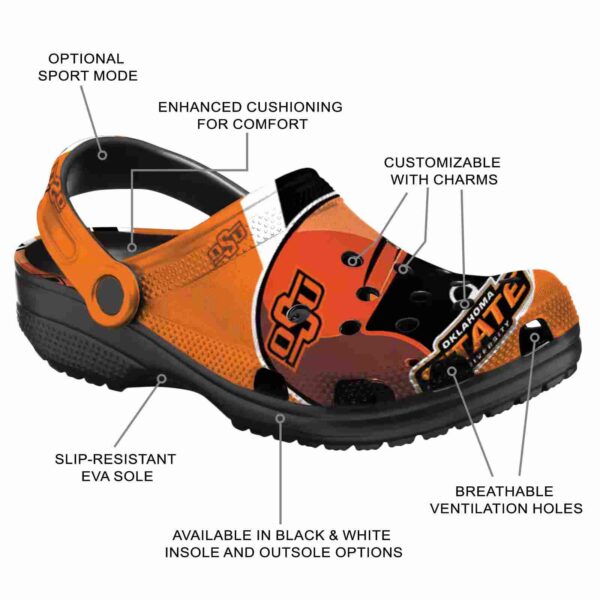 custom oklahoma state cowboys baseball helmet crocs new arrival