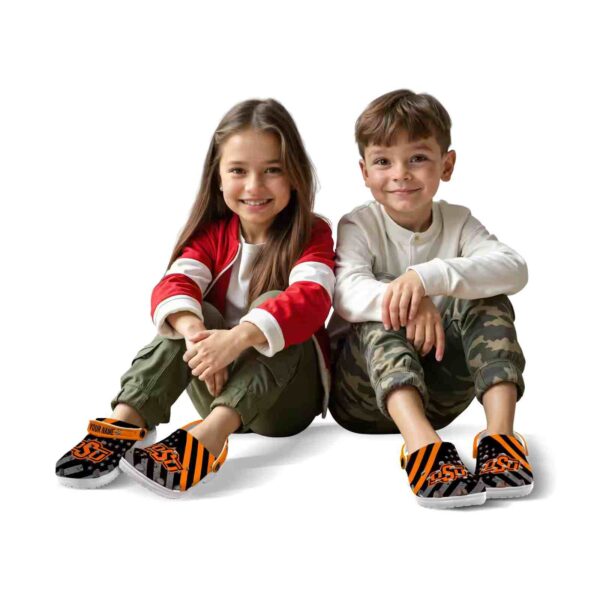 custom oklahoma state cowboys star spangled graphic crocs fashion forward