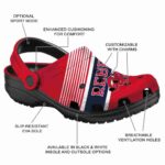 custom ole miss rebels vibrant dual tone clog best selling