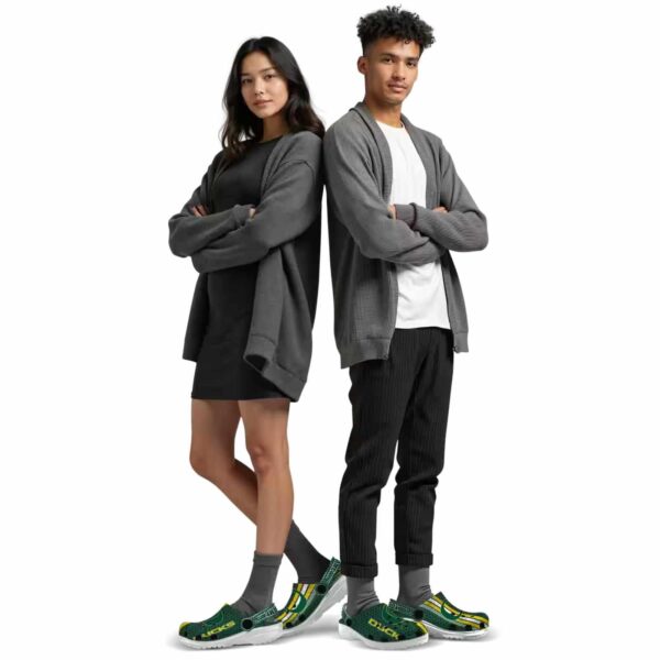 custom oregon ducks contrasting stripes crocs top rated