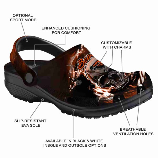 custom oregon state beavers gothic skull clog new arrival