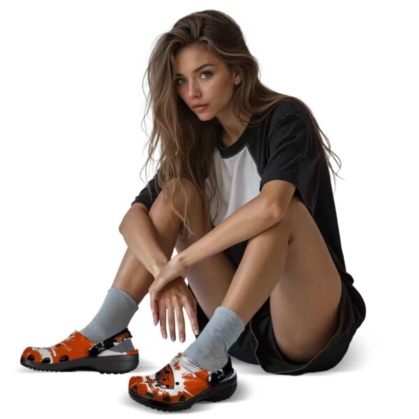 custom oregon state beavers splatter pattern clog premium grade