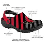 custom ottawa senators star spangled graphic clog best selling