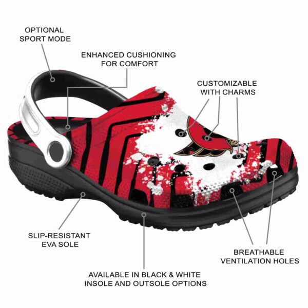 custom ottawa senators zigzag paint burst clog new arrival