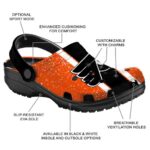 custom philadelphia flyers vertical stripes clog best selling