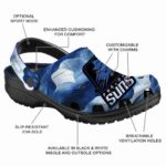 custom phoenix suns ocean waves clog best selling