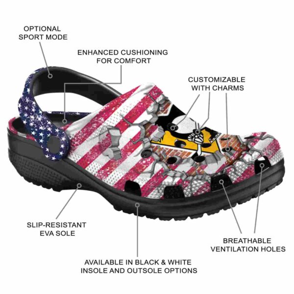 custom pittsburgh penguins freedom splinter clog new arrival