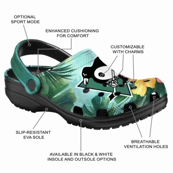 custom pittsburgh penguins tropical vibes clog new arrival