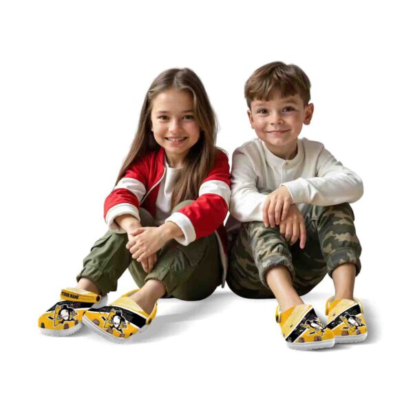 custom pittsburgh penguins vibrant dual tone clog fashion forward